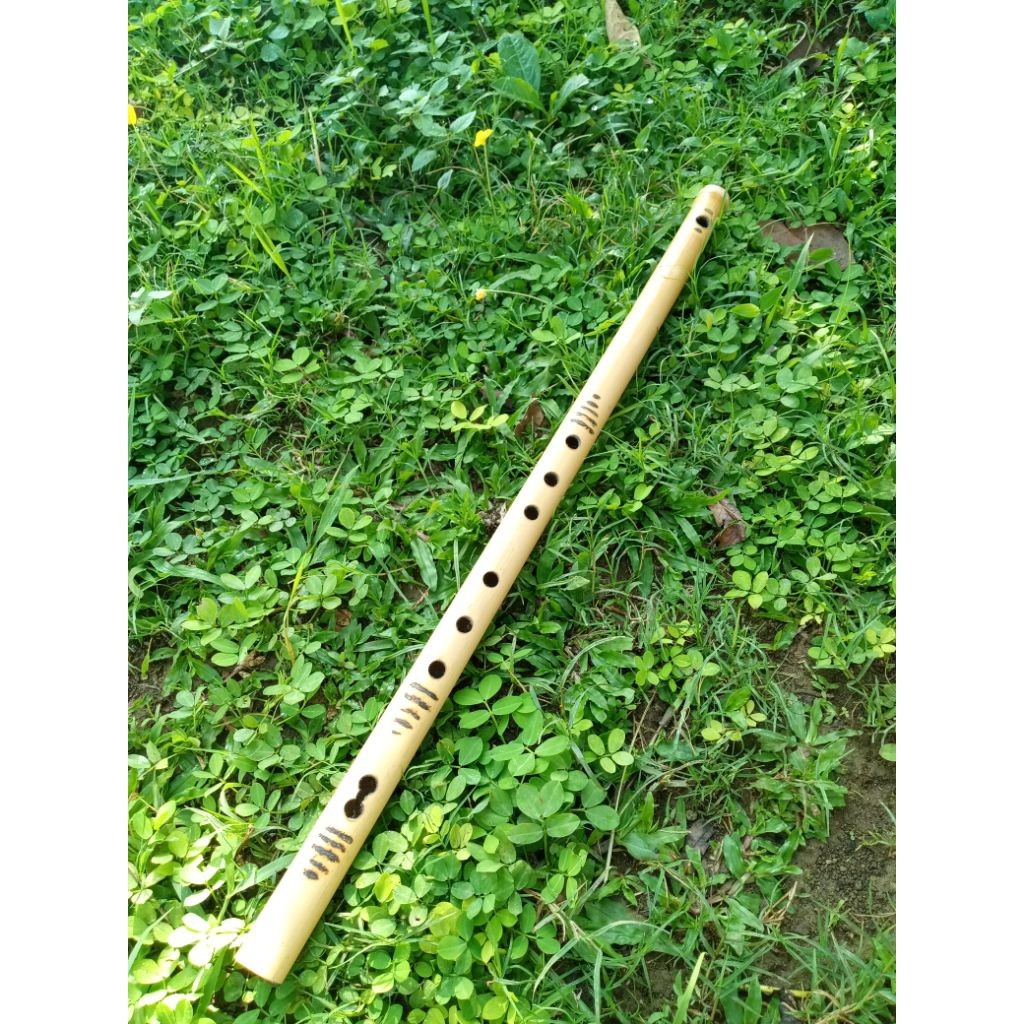 & Suling Batak super panjang,corak ornamen tradisional,suling bambu terbaik *