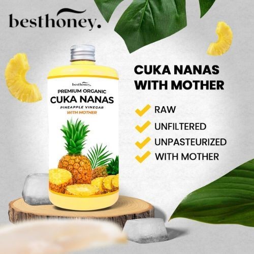 

Best Honey Cuka Nanas Organik 500ml Asli Murni Fermentasi Alami