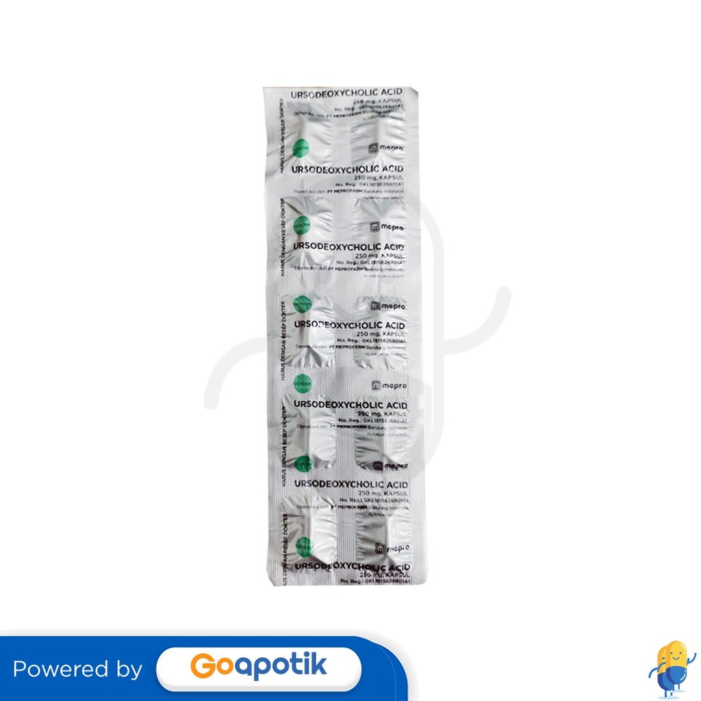 Ursodeoxycholic Acid Meprofarm 250 Mg Strip 10 Kapsul