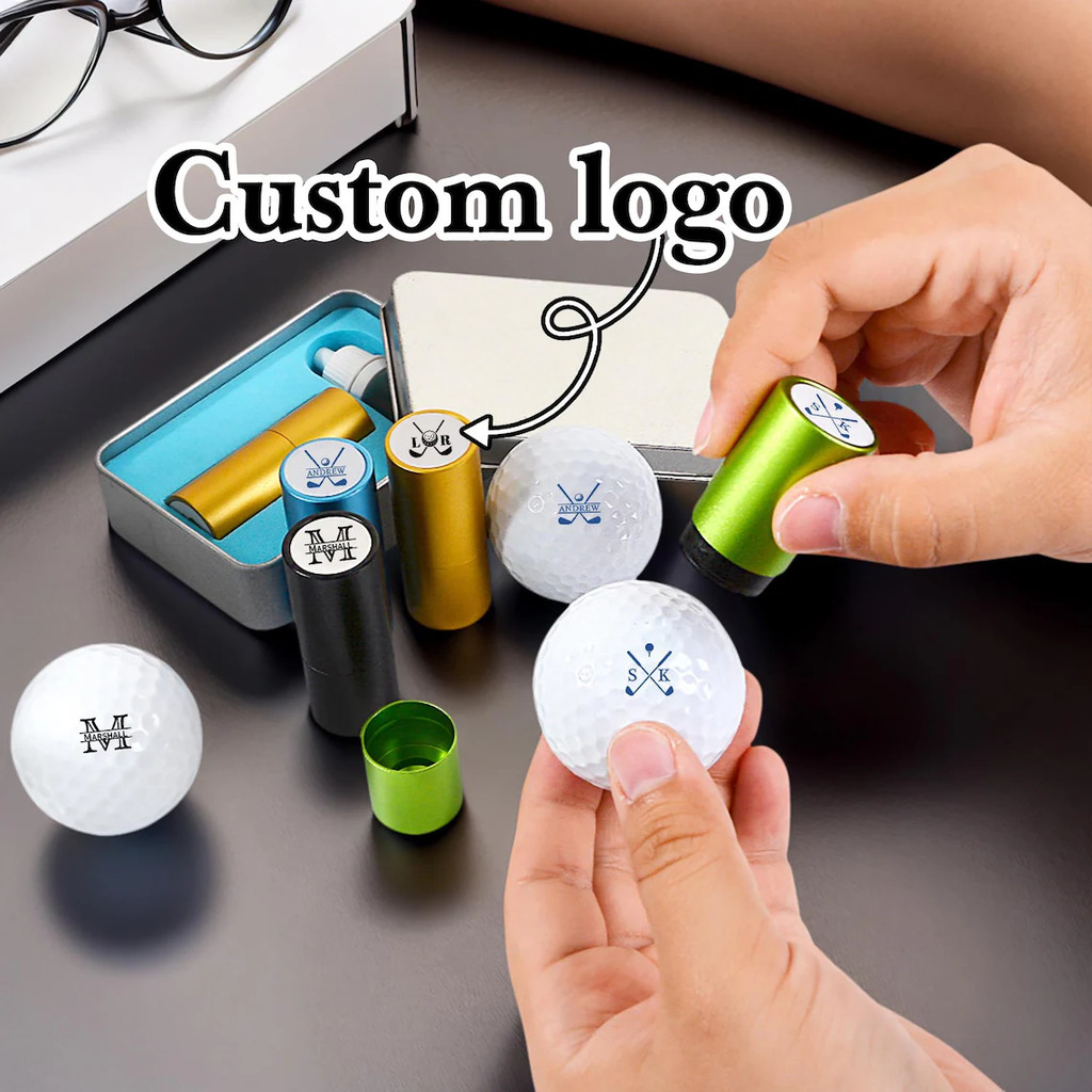 

Personalized Golf Ball Stamp Custom Golf Stamps LOGO Gift for Golfer Golf Ball Marker Accessories Gifts For Men Fathers Day Gift