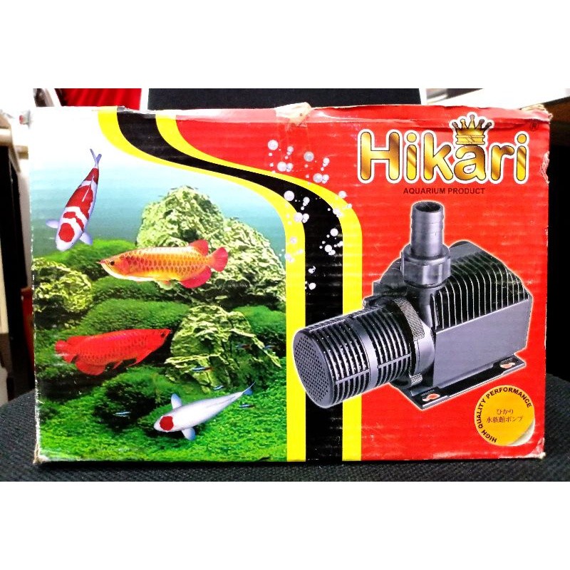 POMPA KOLAM SUBMERSIBLE PUMP HIDROPONIK HIKARI HK WP 6800