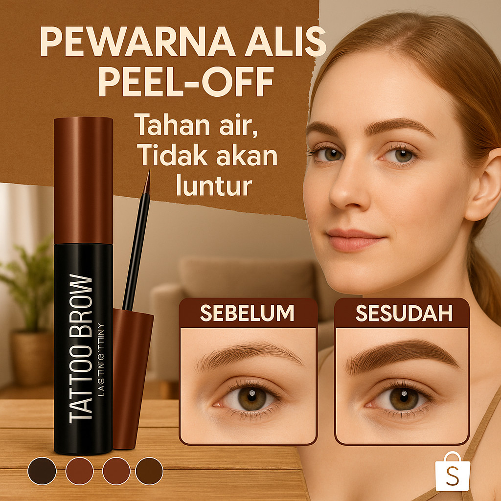 ⚡COD⚡Pewarna Alis Peel-Off / Tinta Alis Tahan Lama / Produk Alis Praktis Anti Luntur / Pensil Alis