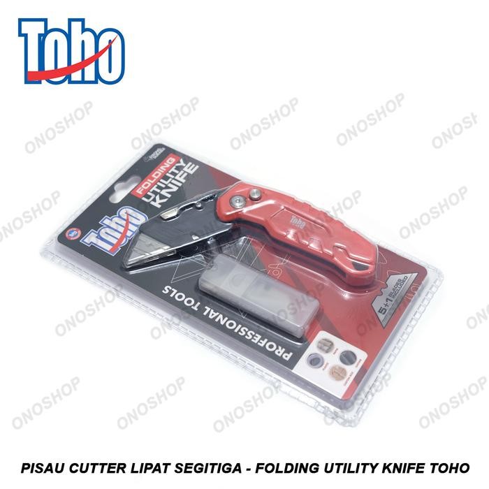 

Pisau Cutter Lipat Segitiga - Folding Utility Knife Toho