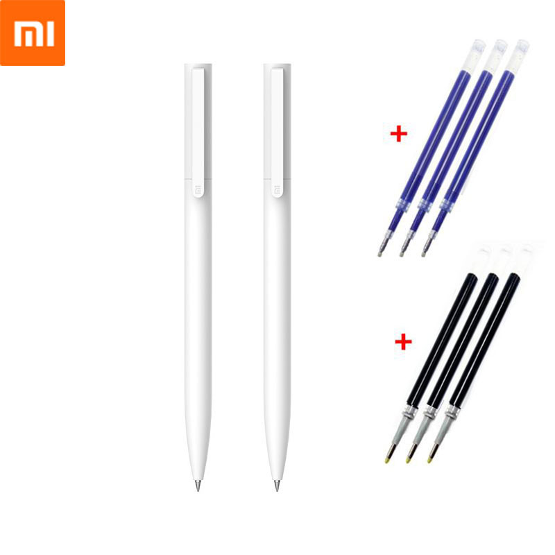 

Super good original Xiaomi Mijia Gel Pen MI Pen 9.5mm Roller Pen Smooth Swiss Refill MiKuni Japanese Ink (Black/Blue/Red)