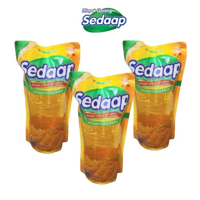 

2 Pcs SEDAAP Minyak Goreng Kemasan 1 Liter