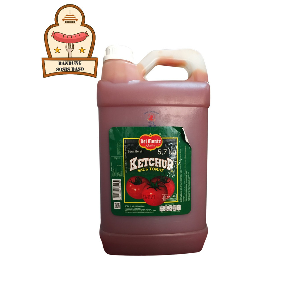 

Saus Tomat Del Monte 5,7kg Kompan - Solusi Praktis & Hemat untuk Usaha Kuliner Anda