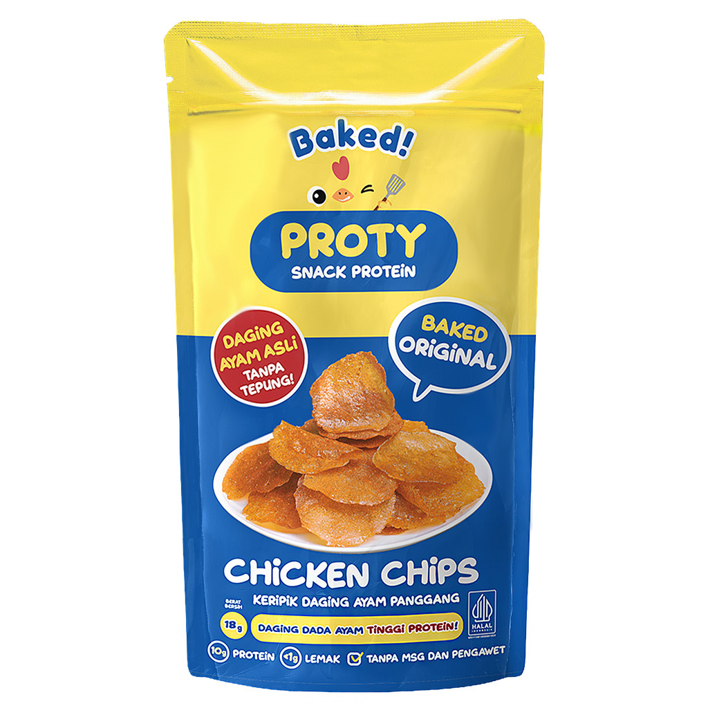 

Proty Chicken Chips 18gr - Baked Original