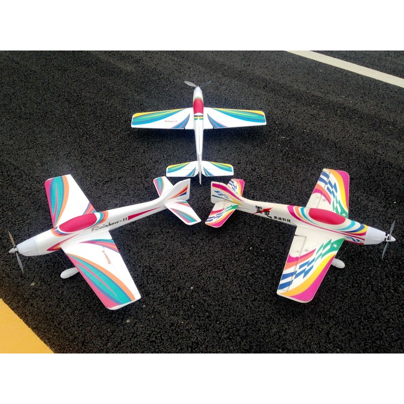 EPO Plane 3D F3A Formosa Thunder Rainbow RC Aircraft Model