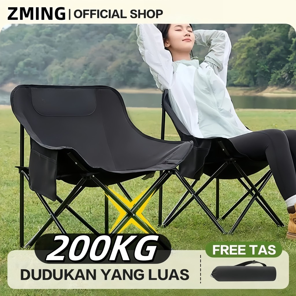 Kursi Lipat Outdoor Kursi Santai Kain Oxford Bangku Lipat Kursi Lipat Portable