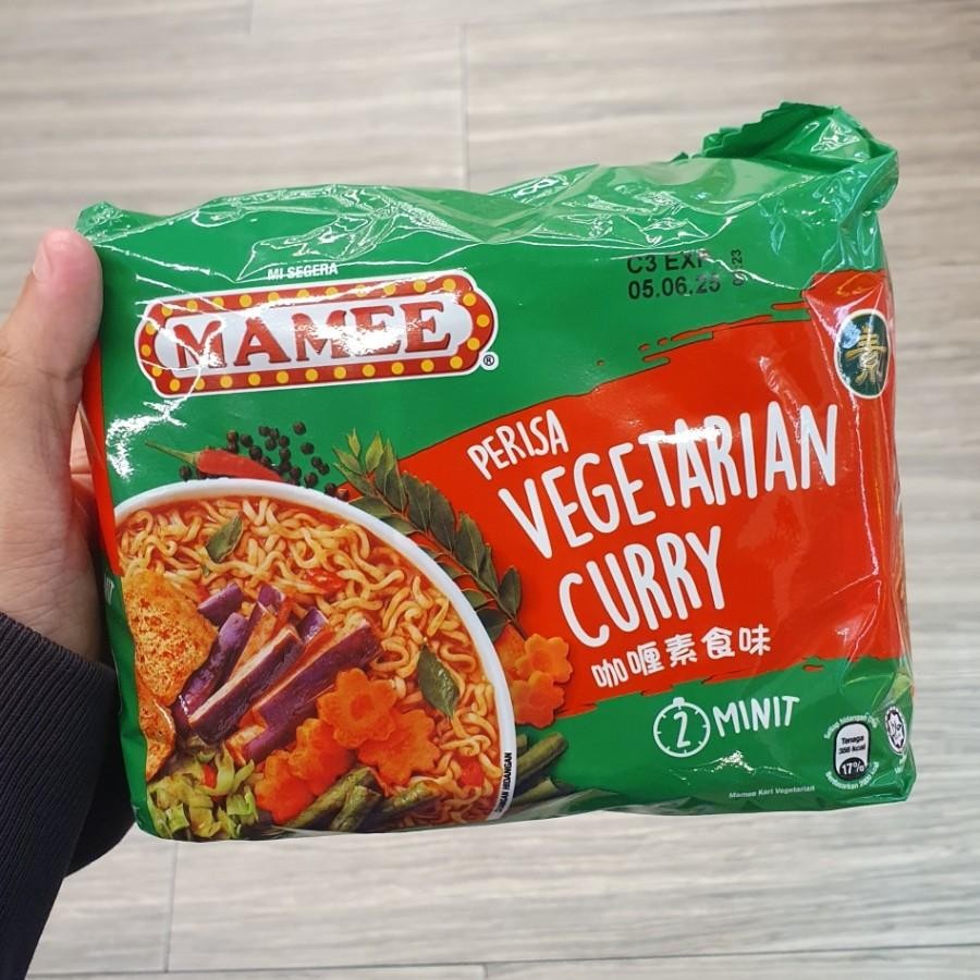 

Mamee Mie Instan Vegetarian Perisa Vegetarian / Vegetarian Curry ( 5 Bungkus )