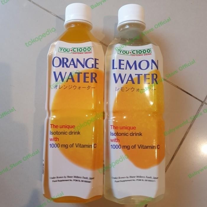 

You C 1000 Isotonic Drink 500ml Minuman Isotonik Rasa Orange Water / Lemon Water