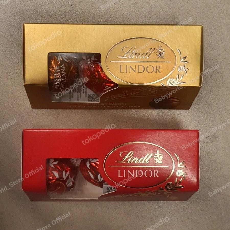 

Lindt Lindor Chocolate Box Coklat Import Varian Milk / Dark / Assorted