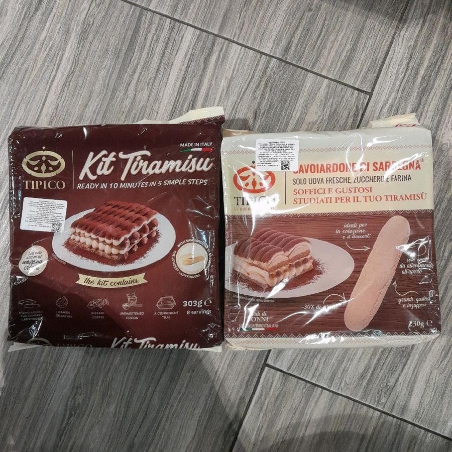 

Tipico Biscuit Kit Tiramisu 303gr / Savoiardone Tiramisu 280gr Import