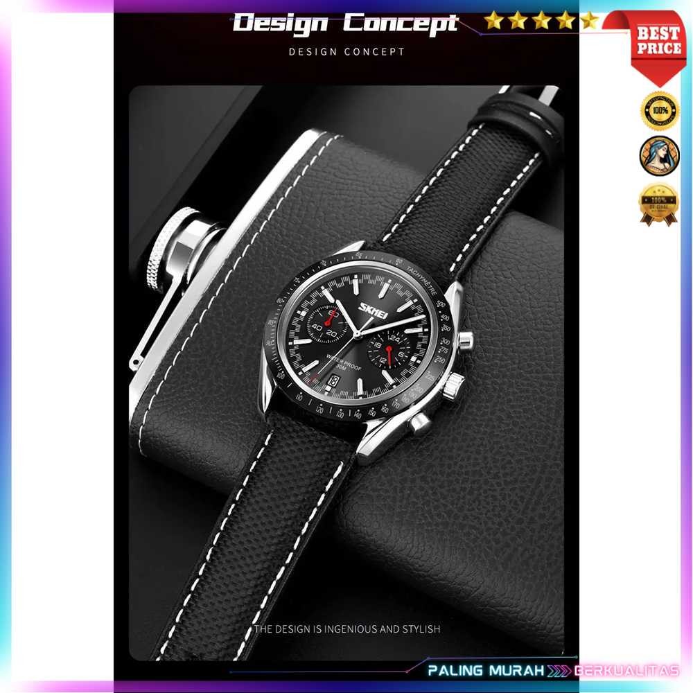 SKMEI Jam Tangan Analog Tachymeter Waterproof - 9292