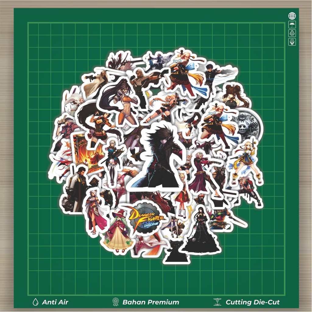 

HOT 50 PCS STIKER Stiker Game Series Dungeon Fighter Karakter Mix 2 Stiker Fashion Cars Decal Dingin Kartu Album Custom Vinyl Anti Air- Sticker Aesthetic Buku Journal Koper Casing HP Tablet Laptop Helm Motor Botol Minum