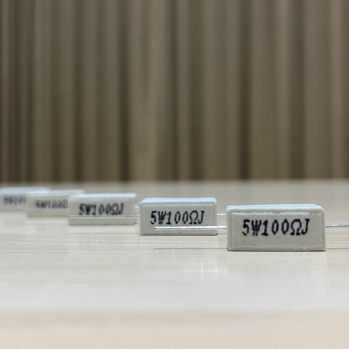 ZL99 RESISTOR 5 WATT 5W 100OHM 100 OHM Ω 100R