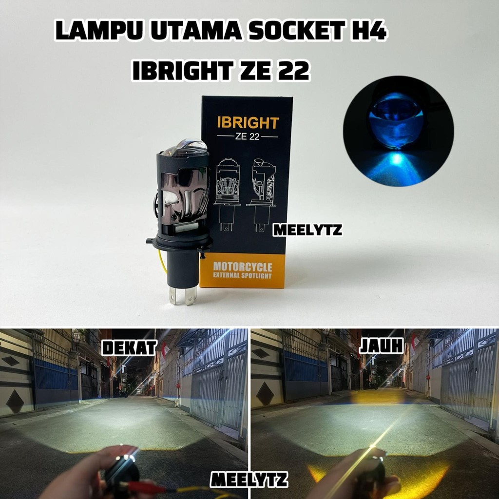 IBRIGHT ZE 22 - Lampu Utama H4 LED