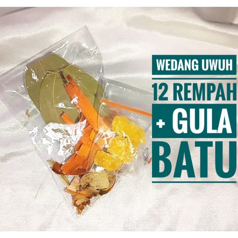

WEDANG UWUH 12 REMPAH JAHE GULA BATU SEHAT DAYA TAHAN TUBUH