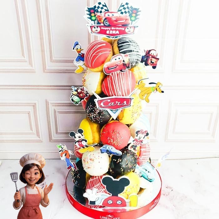 

Donat/donat Ulang Tahun/Donat Birthday/Donat Tower Tema Cars/Donat Tower Tema Mickey Mouse/Donat Birthday Catering Malang DMT