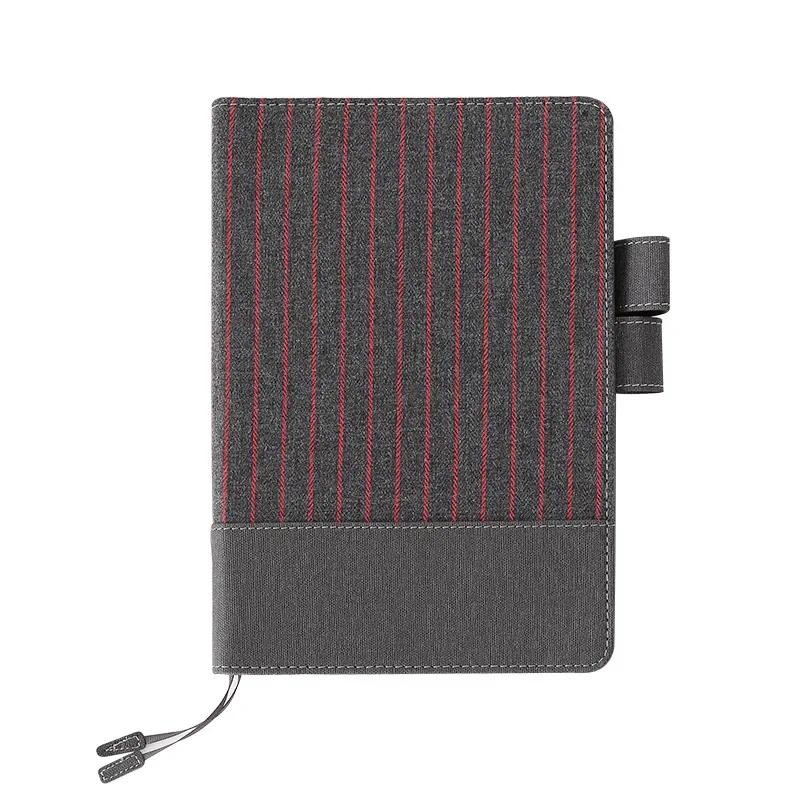 

Fromthenon Fabric Cover Notebook Grid Lined Blank Paper Journals A5 A6 Japanese Hobo Planner Diary Notepad Stationery