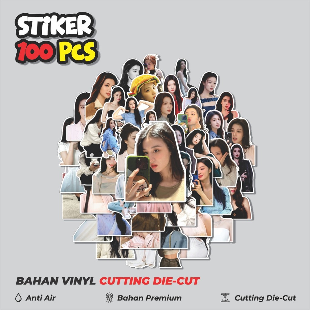 

Terbaru! 50 pcs Stiker Aktris Wang Churan Dekorasi Lucu Kreatif untuk Notebook, Skateboard, HP