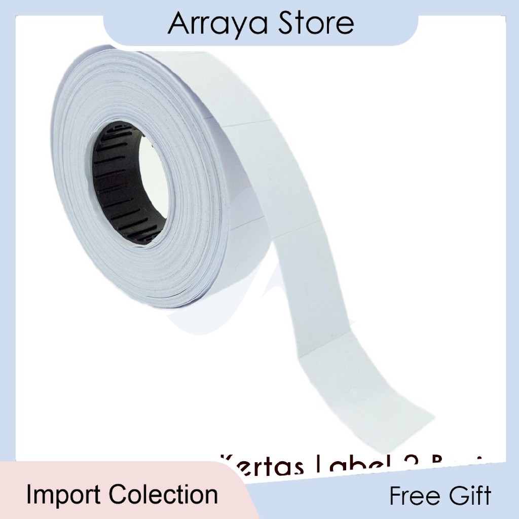 

ISI LABEL HARGA ALAT PRICE LABELLER REFILL REFIL 2 BARIS 【Arraya Shop】