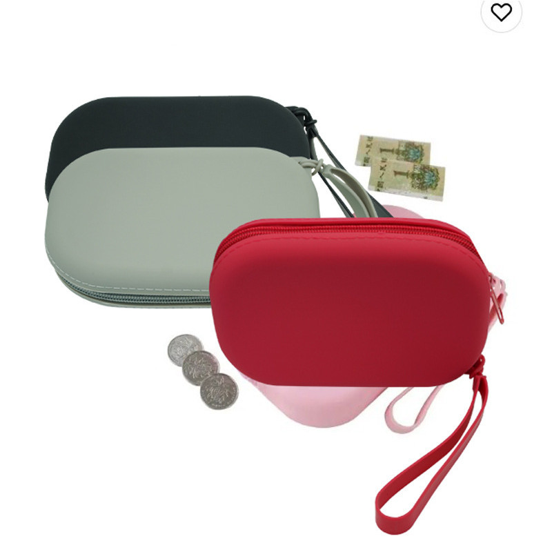 RJ8 Anti Air Silikon Tas Kosmetik Multifungsi Penyimpanan Kabel Data