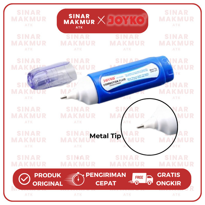 

Correction Fluid/Tipex Cair Biru Gepeng CF-S209 Joyko (Pcs)