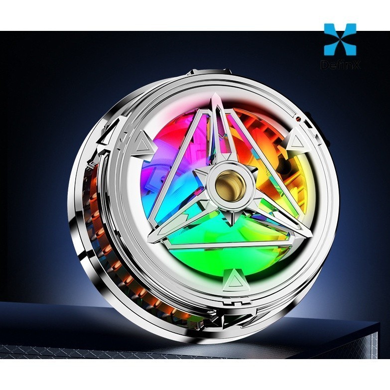 DefinX Radiator Fan Cooler Warna Silver Pendingin Gaming HP Kipas Pendingin Gaming HP Kipas Radiator