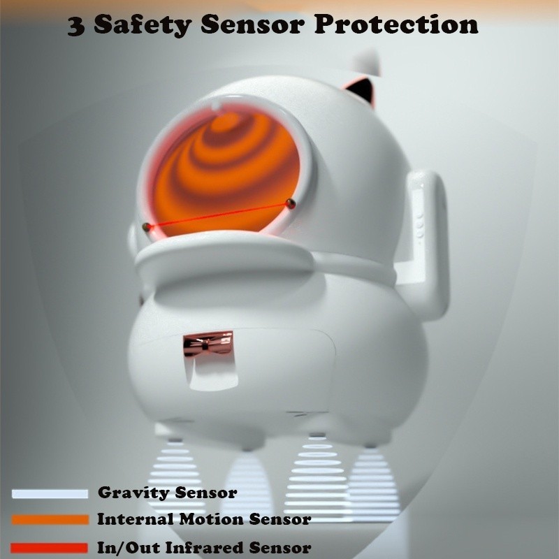 Smart Pet Cat Toilet Fully Automatic Cat Litter Basin Pet Cat Litter Pot Cat Litter Box With Remote 