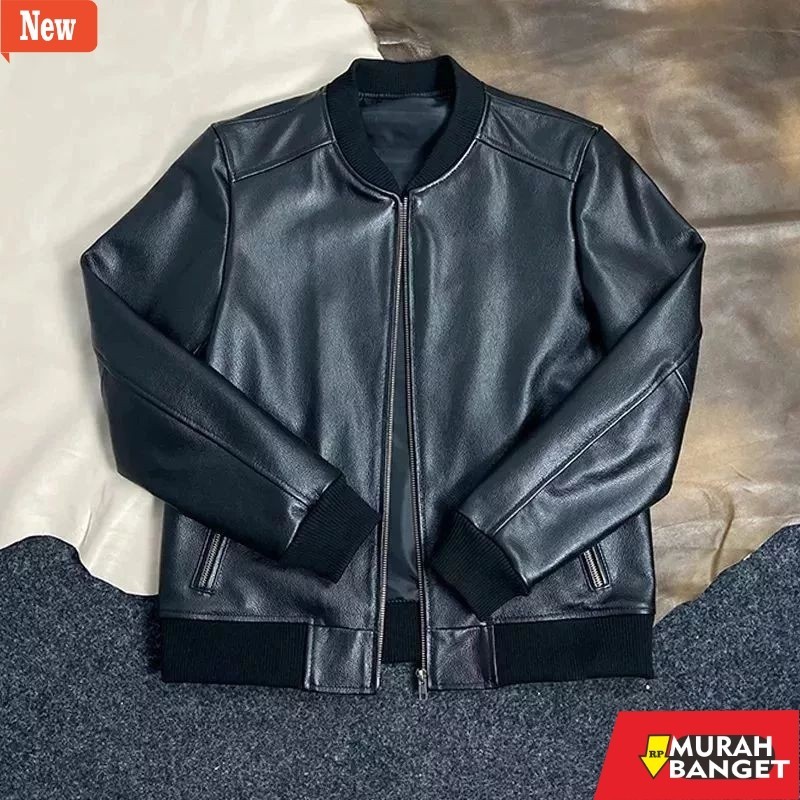 jaket kulit pria garut jaket kulit pria bomber stylish Vienna import