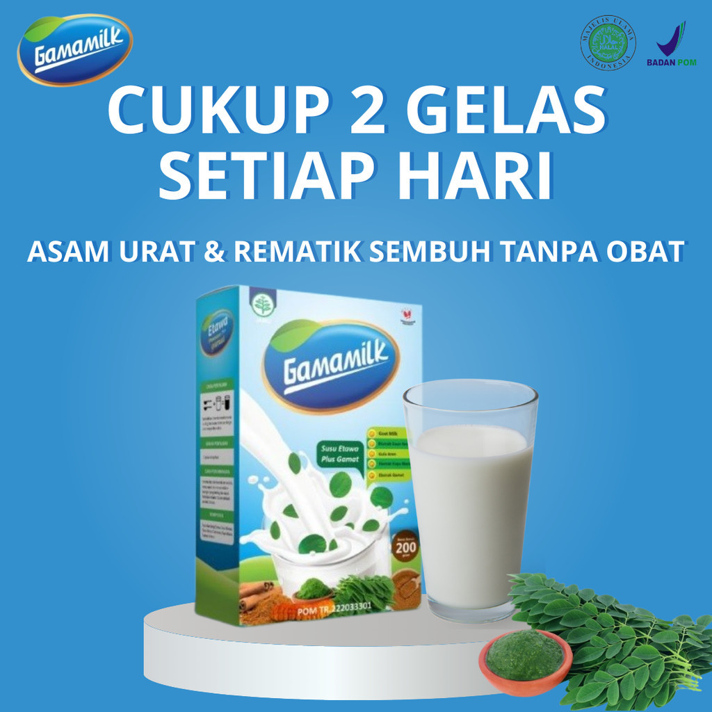 

GAMAMILK - Susu Etawa Murni Atasi Masalah Kesehatan Tulang, Asam Urat, Rematik, Nyeri Sendi dan Saluran Pencernaan Baik untuk Anak dan Dewasa