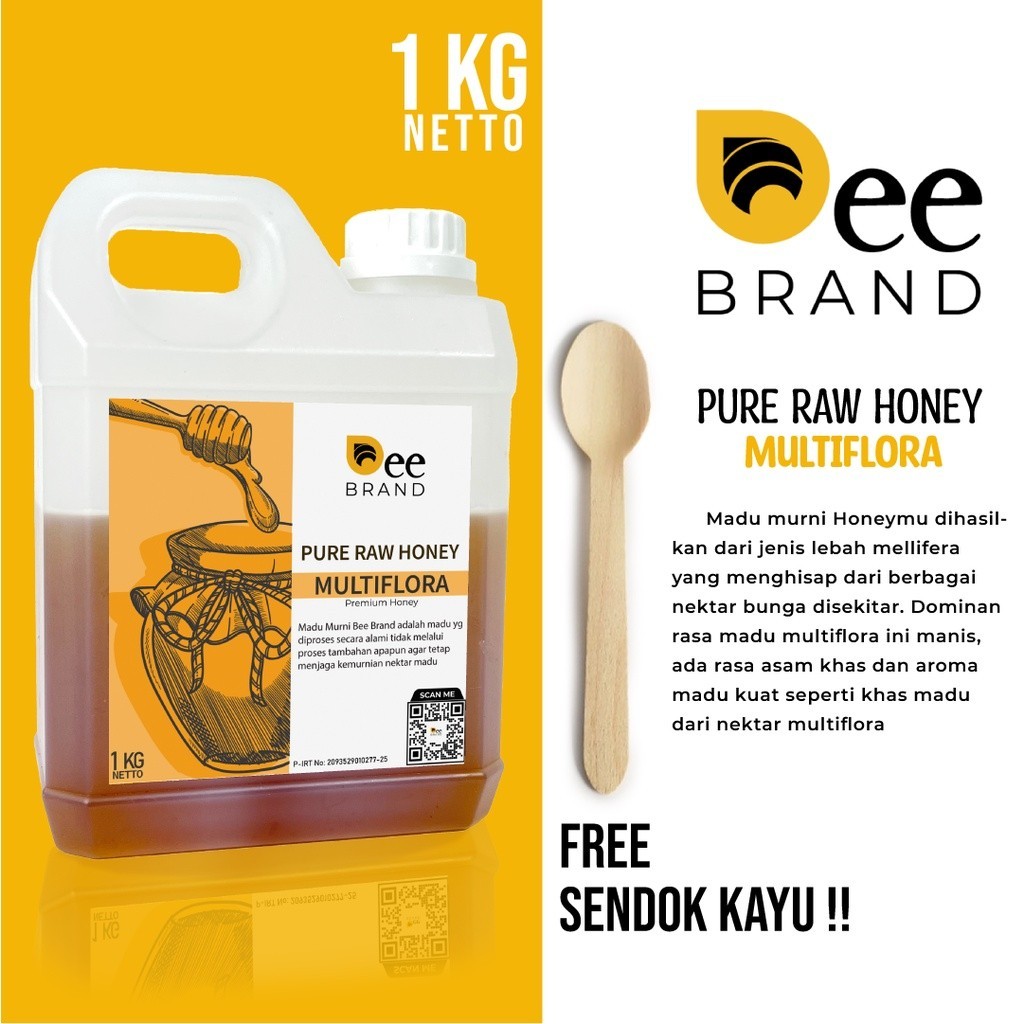 

[1kg] Madu Cair Asli Multiflora