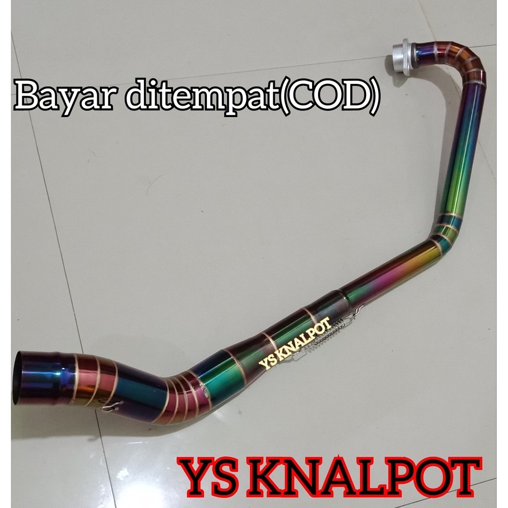 leher knalpot vixion pelangi leher pipa knalpot stenlis pelangi vixion