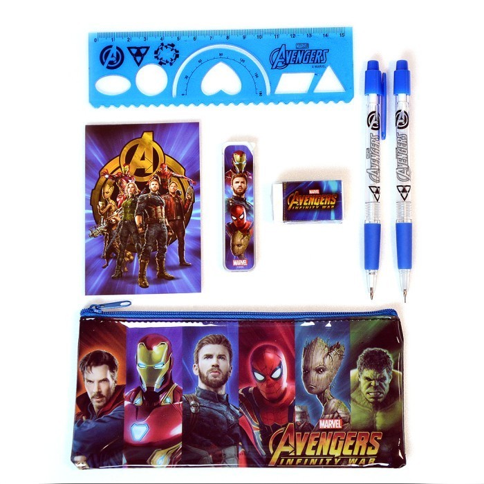 

promo ✨ -MARVEL AVENGERS Paket Alat Tulis Orinal Mechanical Value Pack