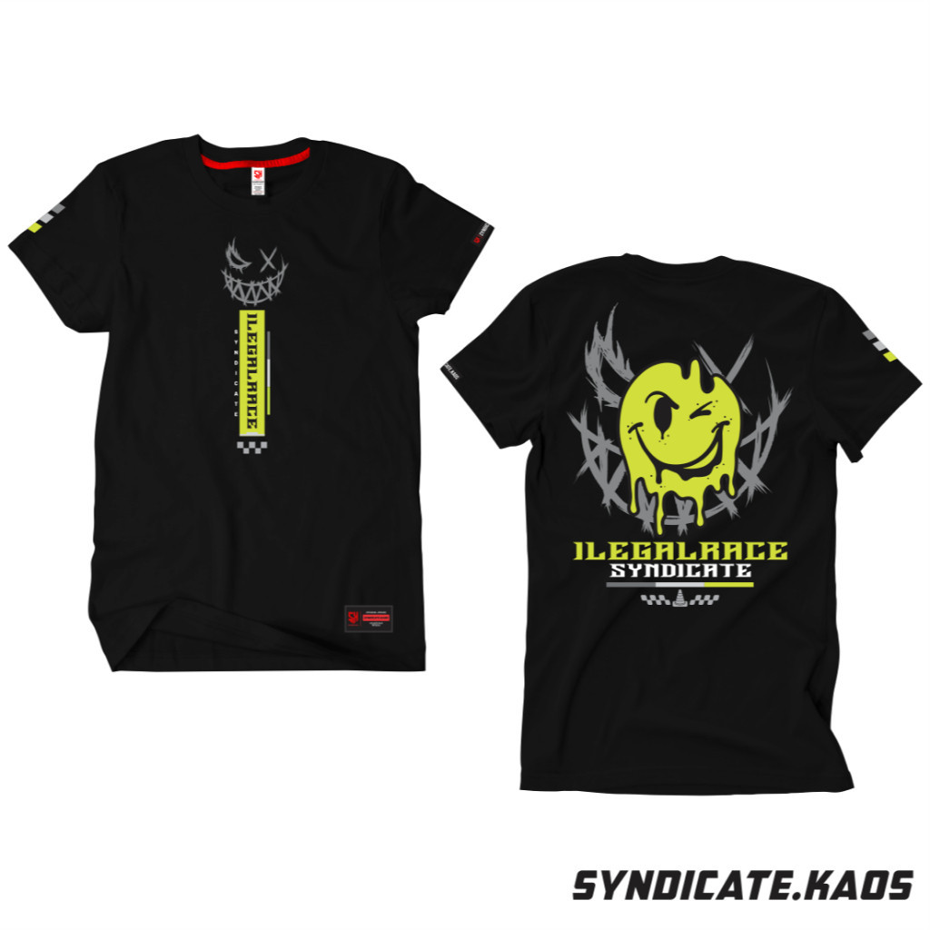 kaos Ilegal Race Syndicate PREMIUM QUALITY