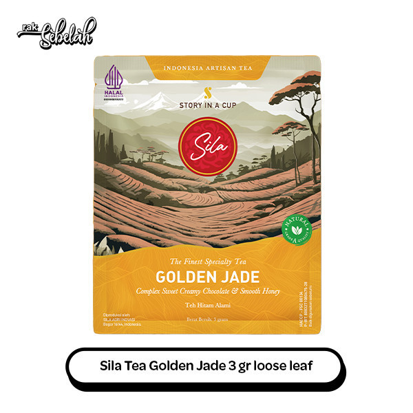 

Sila Tea Golden Jade Sachet - Premium Tea | Artisan Blend | T-Bag - Teh Premium | Rak Sebelah