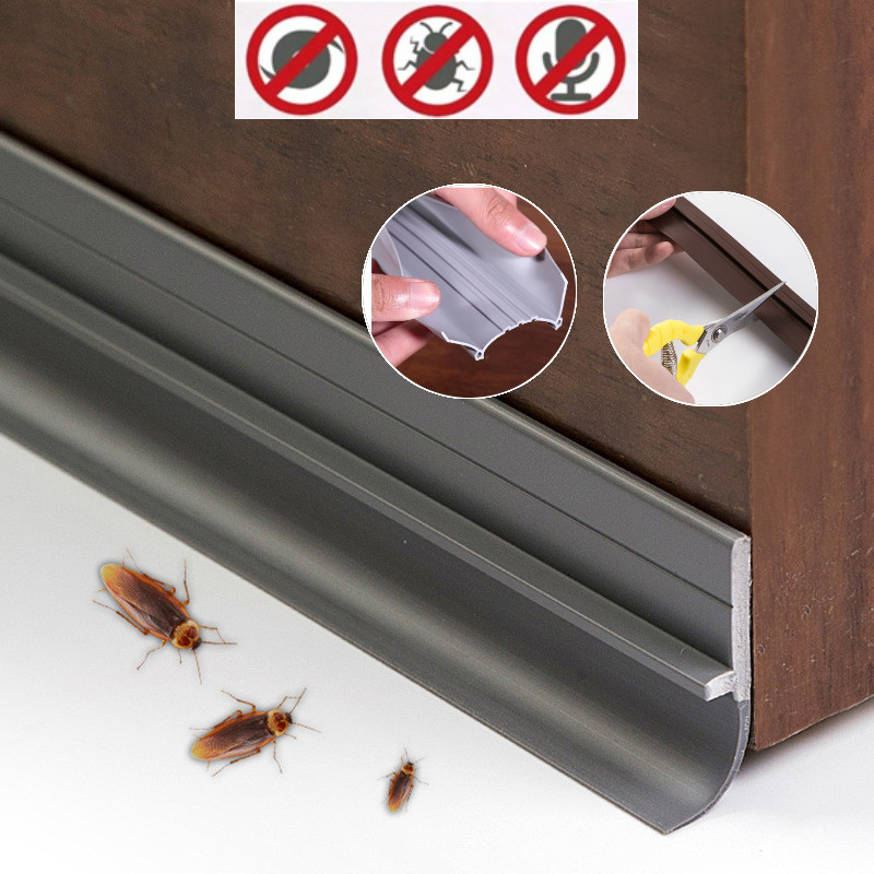 Silikon Penutup Celah Bawah Pintu Alas Pintu / Penghenti Draf Bawah Pintu / Silicon Penutup Celah Ba