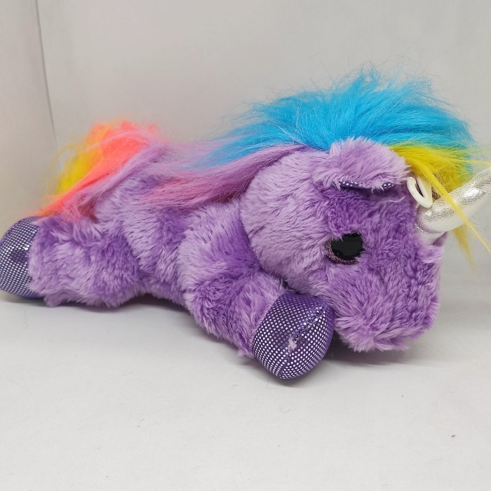TOKOSANIA Boneka Kelinci/Unicorn Bulu Super Lembut (M) - Unicorn Ungu