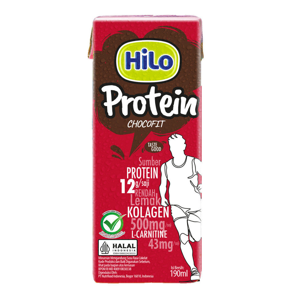 

HiLo Protein Chocofit UHT 190 mL (1 Tetrapack) – Susu Tinggi Protein dengan Collagen Rasa Cokelat