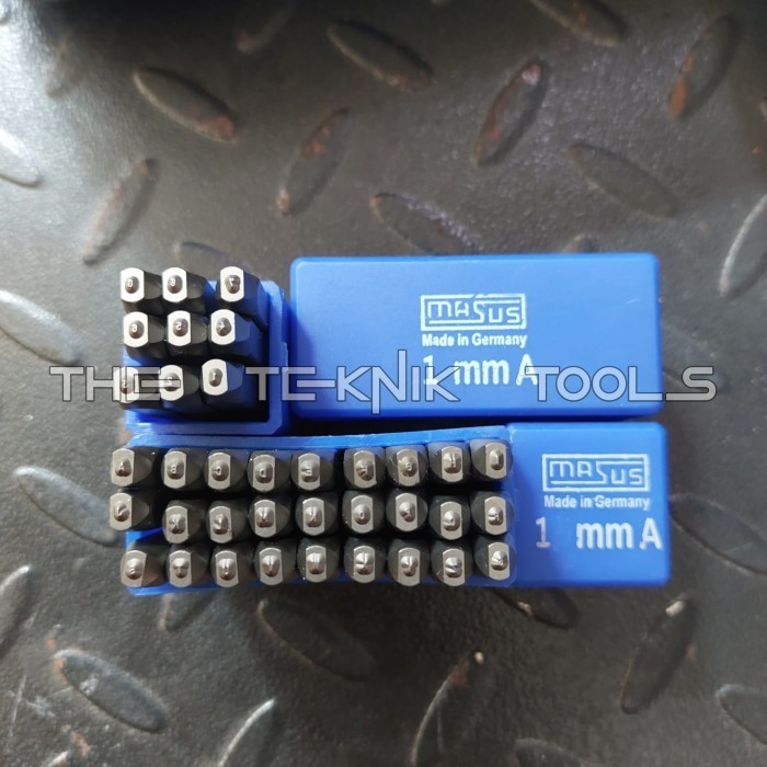 

Alat Ketok Huruf & Angka 1 Mm MASUS Stamp Puch Made In Germany