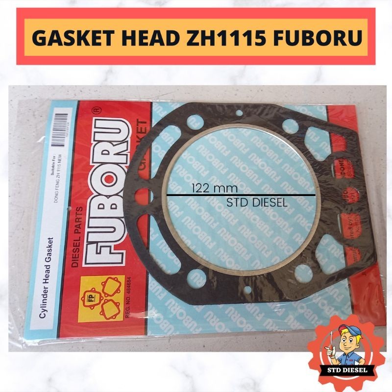 GASKET HEAD ZH1115 JD1115 23 24 HP PK PAKING SILINDER KOP DIESEL ENGINE MESIN DISEL  MERK FUBORU JAN
