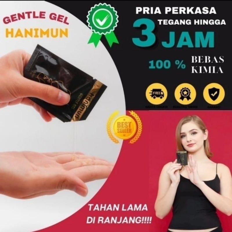 Hanimun Gentle Gel Original Obat Kuat Oles Penambah Stamina Pria Dewasa Hanimun Gentle Gel Obat Herb