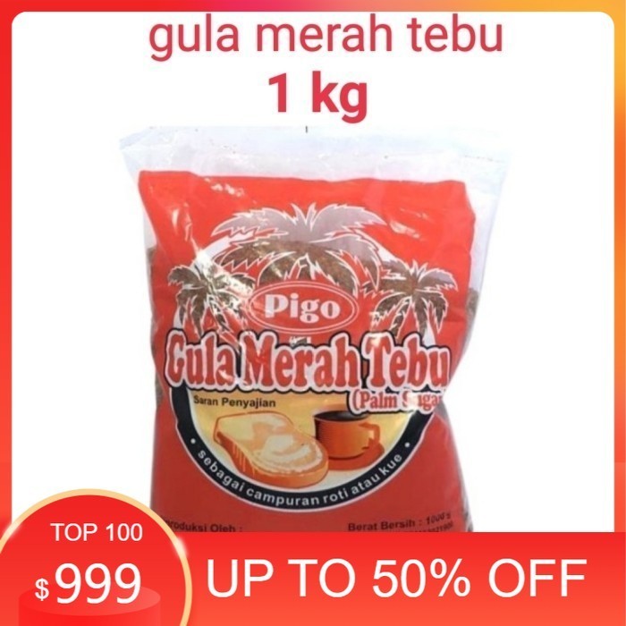 

gula semut merah tebu palm suiker pigo 1kg