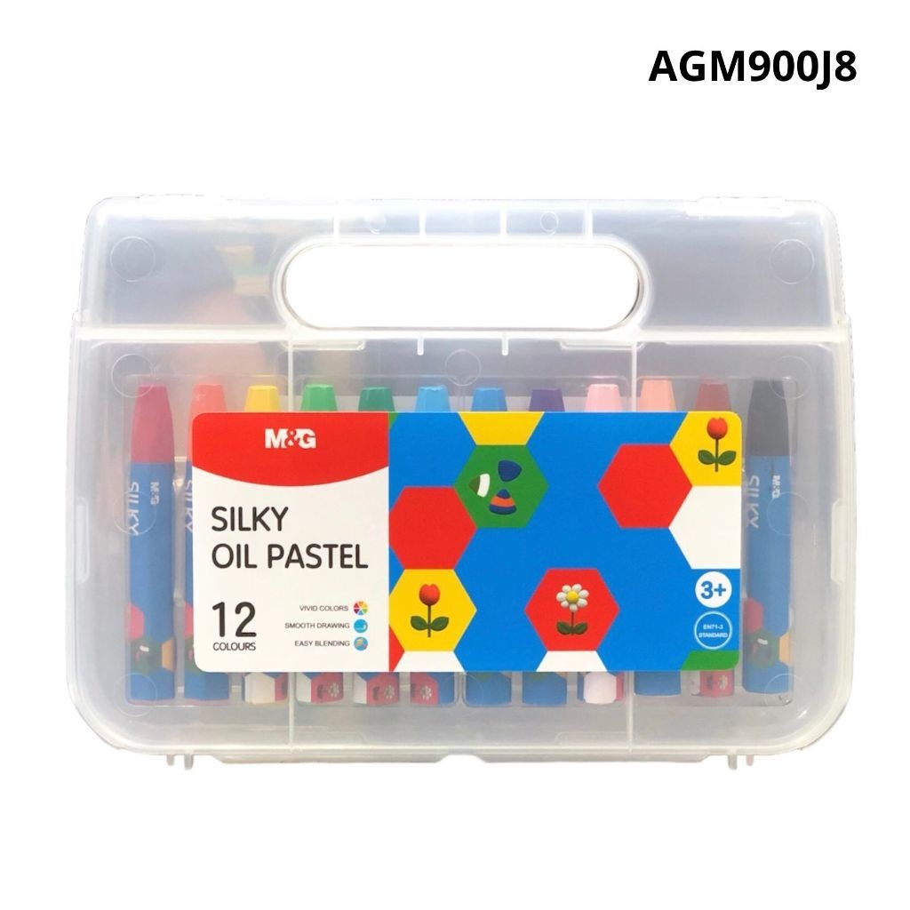 

Silky Oil Pastel M&G 12 Colours #AGM900J8 Krayon Halus 12 Warna Crayon Minyak Sekolah - SHABQ