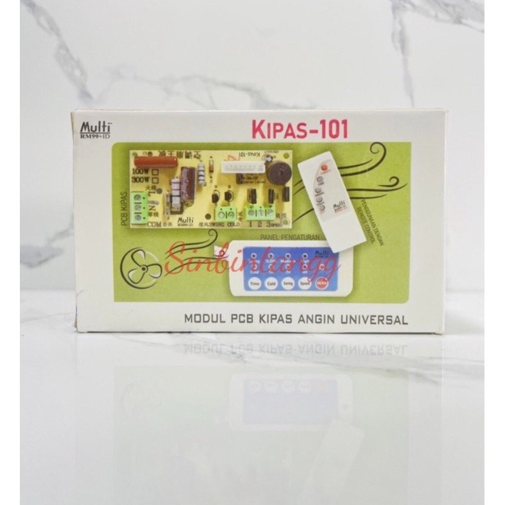 Modul PCB Kipas Angin Universal + Remote