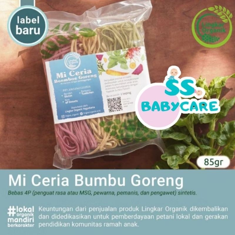 

Lingkar Organik Mie Ceria Bumbu Goreng - Gluten Free - Non GMO