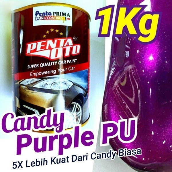 

Cat Warna Candytone Purple PU penta oto PC041 ( 200ml - 1L )