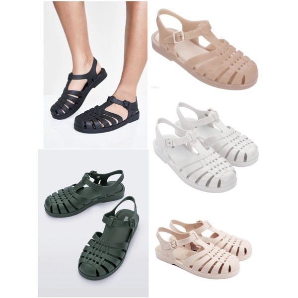 fw42er 1:1 Ori Melissa Possession Matte Sepatu Sandal Karet Wanita Santai Kekinian Terbaru