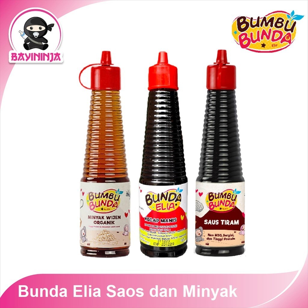 

Bumbu Bunda Elia Saos dan Minyak Penyedap Rasa